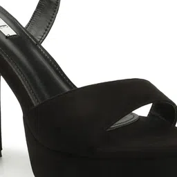 ELLE Open Toe Block Heels image 3