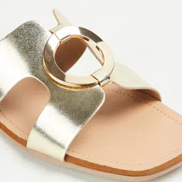 CODE by Lifestyle Embellished Open Toe Flats image 5