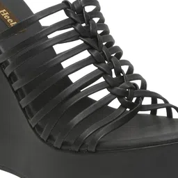 Flat n Heels Open Toe Wedge Heels image 5