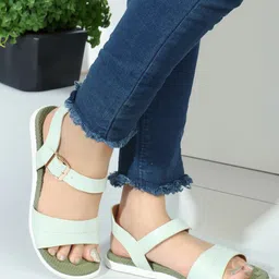 Carlton London Open Toe Flats-image-2