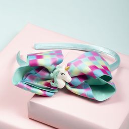 Arendelle Girls Green & Pink Embellished Hairband-image-43