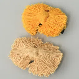 FUNKRAFTS Girls Orange & Brown Set of 2 Alligator Hair Clip-image-124