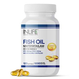 INLIFE Fish Oil Omega 3 1000mg, 120 softgels-22