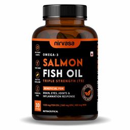 Nirvasa Omega-3 Salmon Fish Oil Triple Strength,  30 softgels -21
