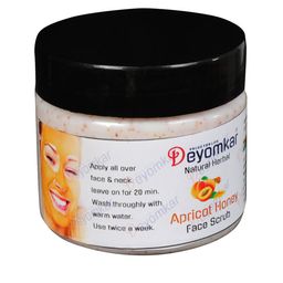 Deyomkar Herbal Apricot Honey Scrub with Lemon Honey & Charcoal Soaps image 4