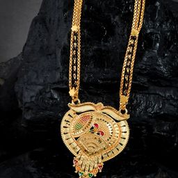 Silvermerc Designs Gold-Plated Beaded Mangalsutra-image-13
