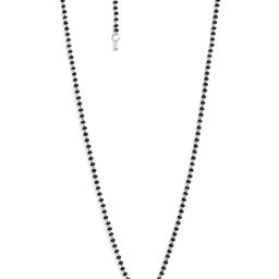 MINUTIAE Silver-Plated Beaded Mangalsutra-image-38