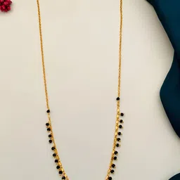 Anouk Gold-Plated Artificial Stones and Beads Mangalsutra-image-40