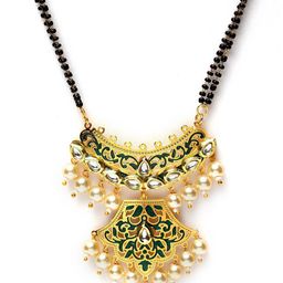 PANASH Gold-Plated Pearls Beaded Mangalsutra image 4