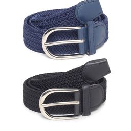 Kastner Unisex Set Of 2 Braided Belts-51