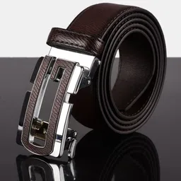 BuckleUp Men Brown PU Belt-image-34