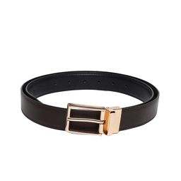 Zacharias Men Leather Textured Reversible Belt-image-85