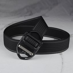 Zacharias Men Pull and Twist Textured Belt-image-84