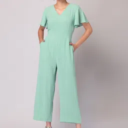 FabAlley Green Basic Jumpsuit-picture-54