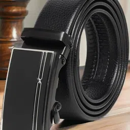 Kastner Men Textured Slider Buckle Closure Belt-image-78