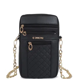 CIMONI Textured Leather Structured Sling Bag-13