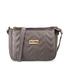 WALKWAY by Metro Grey Structured Sling Bag-46
