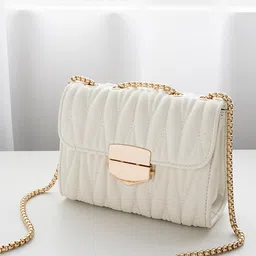 Diva Dale Textured PU Structured Sling Bag image 1