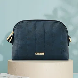 Fastrack Textured Structured Sling Bag With Quilted image 2