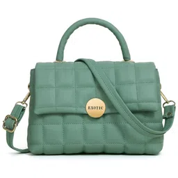 Exotic Textured Structured Handheld Bag With Quilted image 2