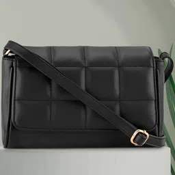 Fastrack Structured Sling Bag with Quilted image 2