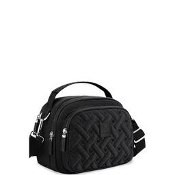Diva Dale Textured Structured Sling Bag with Quilted image 2