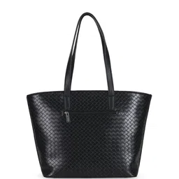 Toteteca Geometric Textured Oversized Structured Shoulder Bag image 5