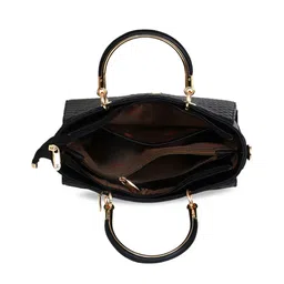 Exotic Structured Handheld Bag with Quilted image 4