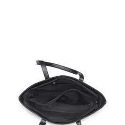 Toteteca Geometric Textured Oversized Structured Shoulder Bag image 3