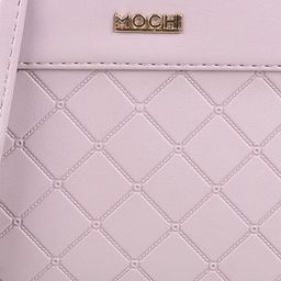 Mochi Textured Structured Sling Bag with Quilted image 4