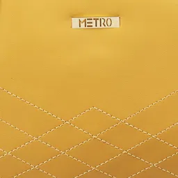 Metro Yellow Structured Sling Bag image 5