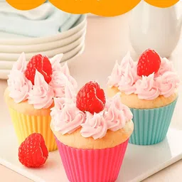 Kuber Industries 12 Pieces Reusable Cup Cake & Muffin Moulds-16