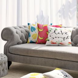 Niamh by Tag 7 Set Of 5 Printed Cushion Covers-30