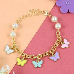 Asthetika Kids Girls Beaded Charm Bracelet-image-57