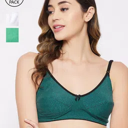 Clovia Pack of 3 Multicoloured Bra-image-19