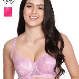 Susie Pack of 2 Floral Underwired Lightly Padded Bra-image-15