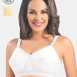 Sonari Women Pack of 2 White & Cream Regular Bra-54
