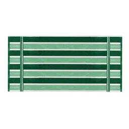 Athom Trendz Set of 6 Multicoloured Ecosaviour Striped Cotton Bath Towel image 2