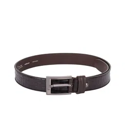 Style SHOES Men Brown Textured Leather Belt-picture-30