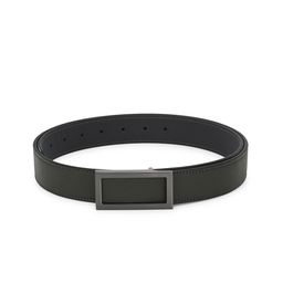 Calvadoss Boys Olive Green Solid LEATHER FINISH PU Belt-image-24