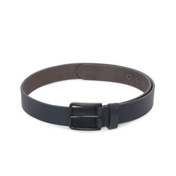 Belwaba Men Navy Blue Leather Formal Belt-image-80
