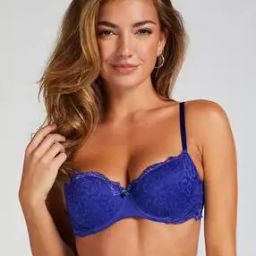 Lace Marine-Padded Underwired Bra-25