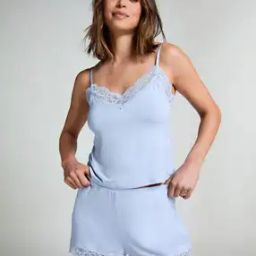 Women Lace Top & Shorts Set-image-3