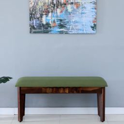 woodsworth from pepperfry Avilys Sheesham Wood Bench In Provincial Teak Finish-picture-47