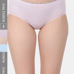 Amour Secret Pack Of 3 Leak Proof Hipster Briefs P312_Prl_Skn_Sblu-Prl_Skn_Sblu-image-4