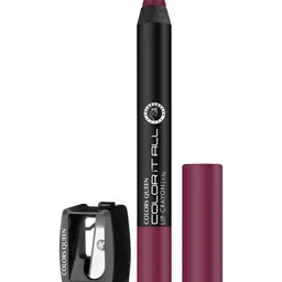 Colors Queen Color It All Non Transfer Lip Crayon With Sharpener 4 g - Plum House 02 image 2