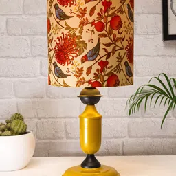 Homesake Murphy Golden Table Lamp with Bird Shade, LED bulb included-0