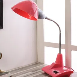 BEVERLY STUDIO Pink & Grey Metal Bell Shaped Quirky Study Lamp-image-18