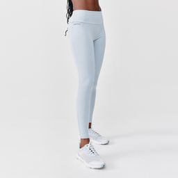 Women's figure-hugging running leggings (XS to 5XL - Large size) - blue/grey-image-28