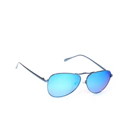 ENRICO Women Blue Lens & Blue Aviator Sunglasses - EN P 1041 C3-Blue-37
